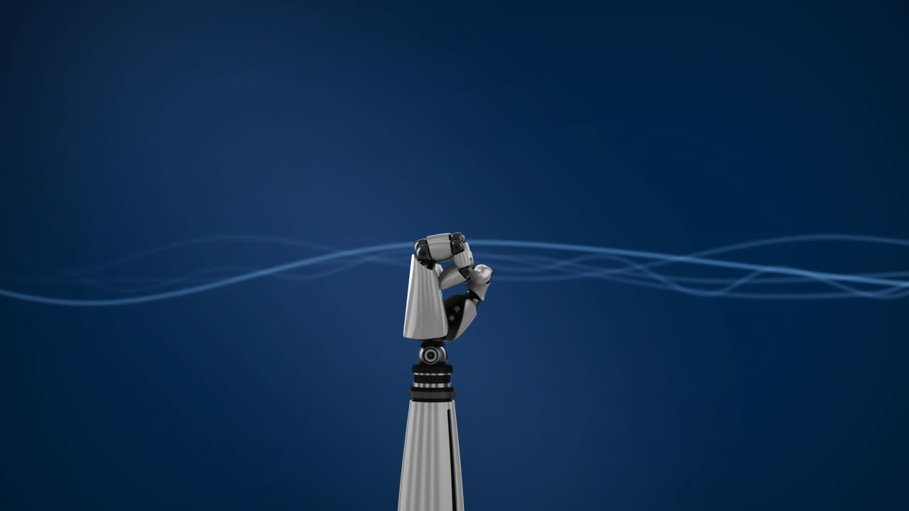 brazo robótico con cuerdas