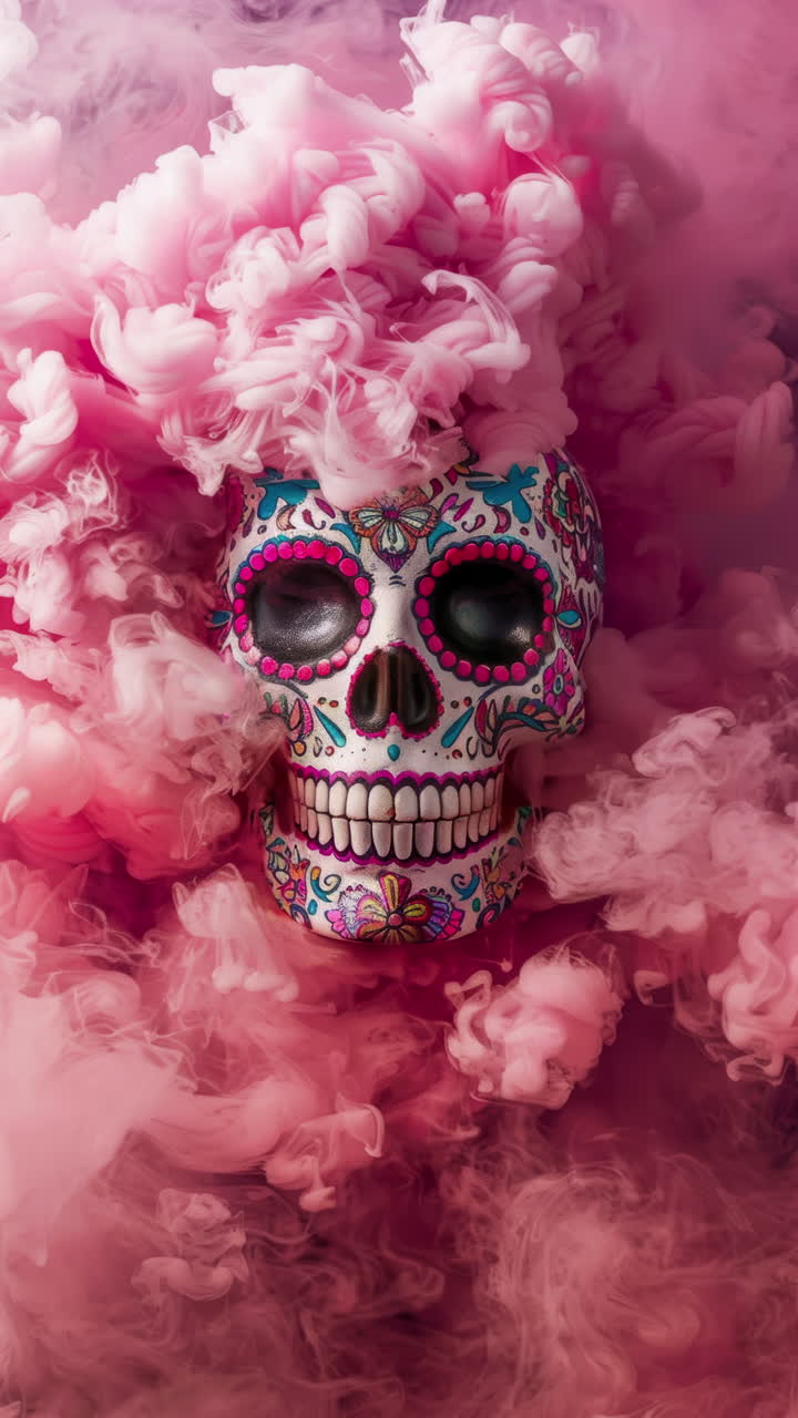 AI generated candy skulls