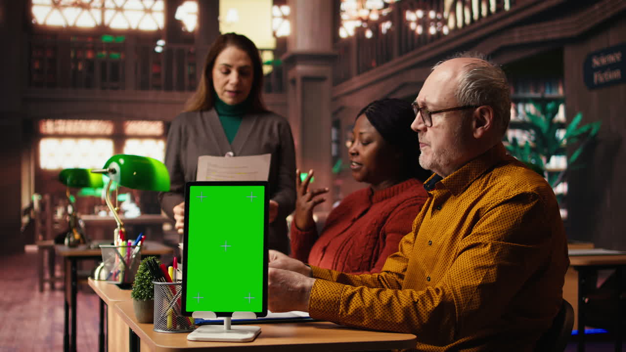 Group Meeting with Tablet Display