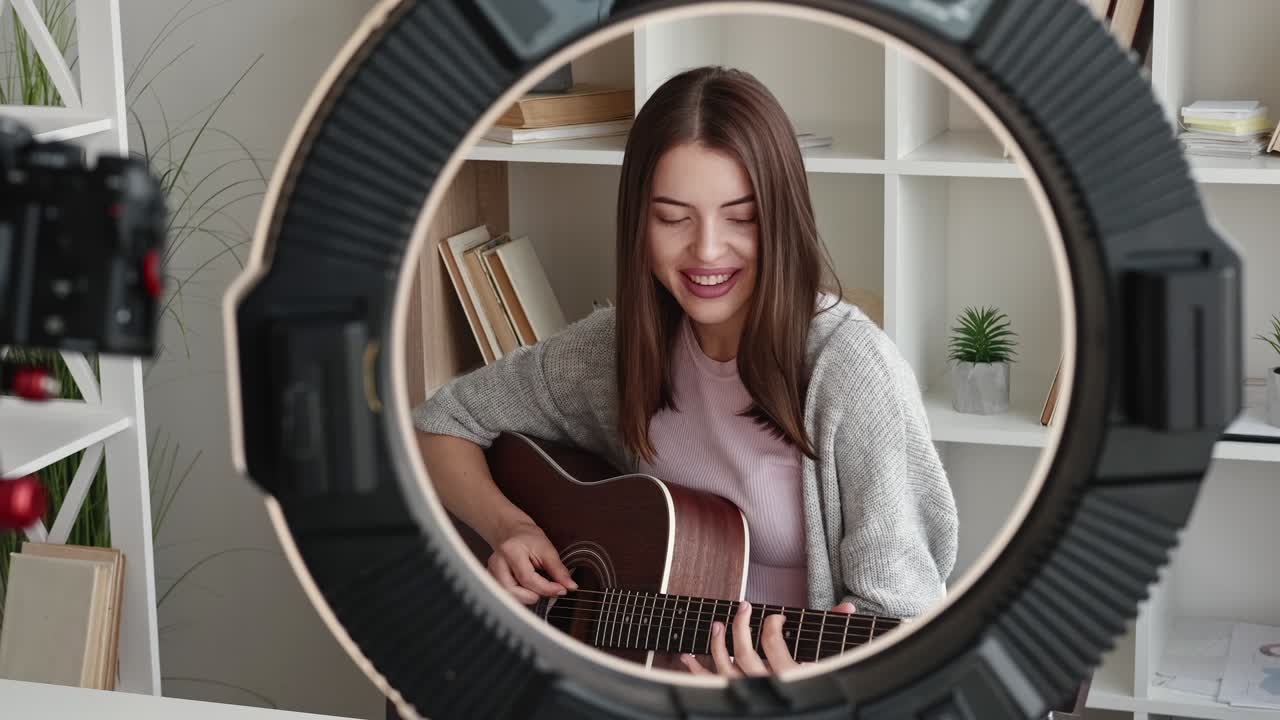 female singer video record tutorial lesson