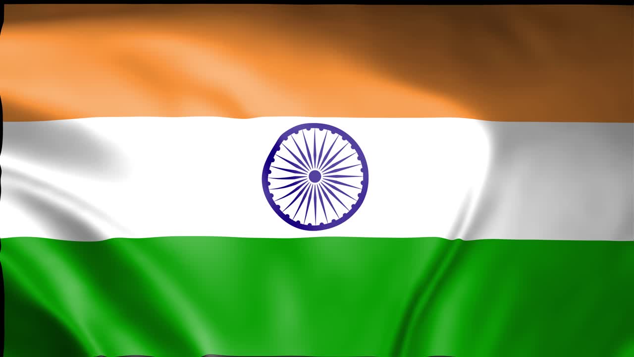 A bandeira indiana
