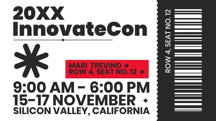 Tech Conference Ticket 02