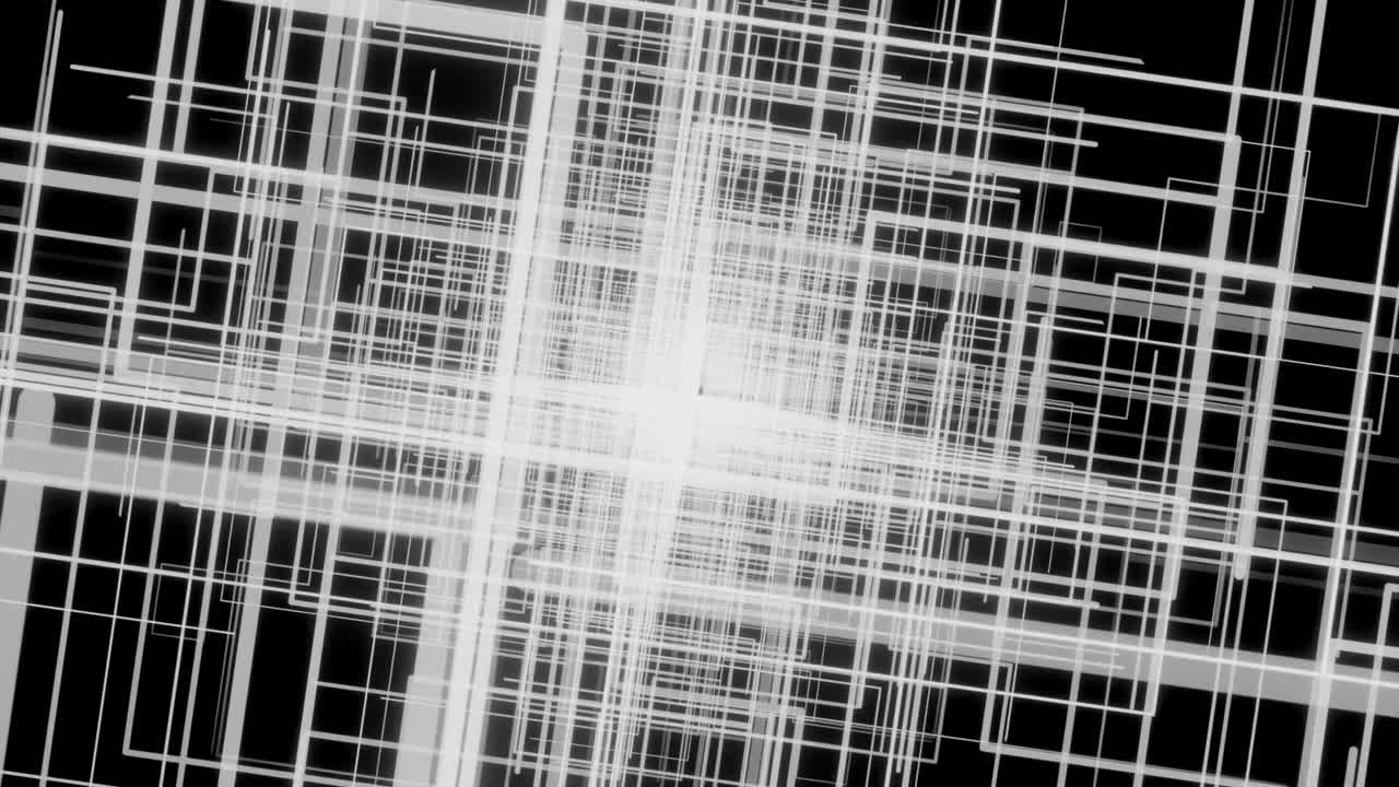 추상적인 기하학적 선과 그리드 패턴