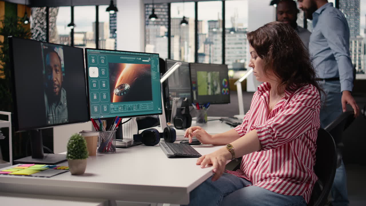 Kvinde bruger tekst-til-video til at generere realistiske materialer fra Mars' bane