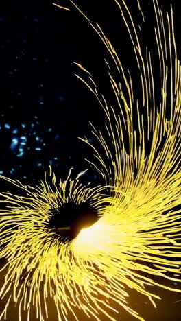 explosión de fuegos artificiales abstractos