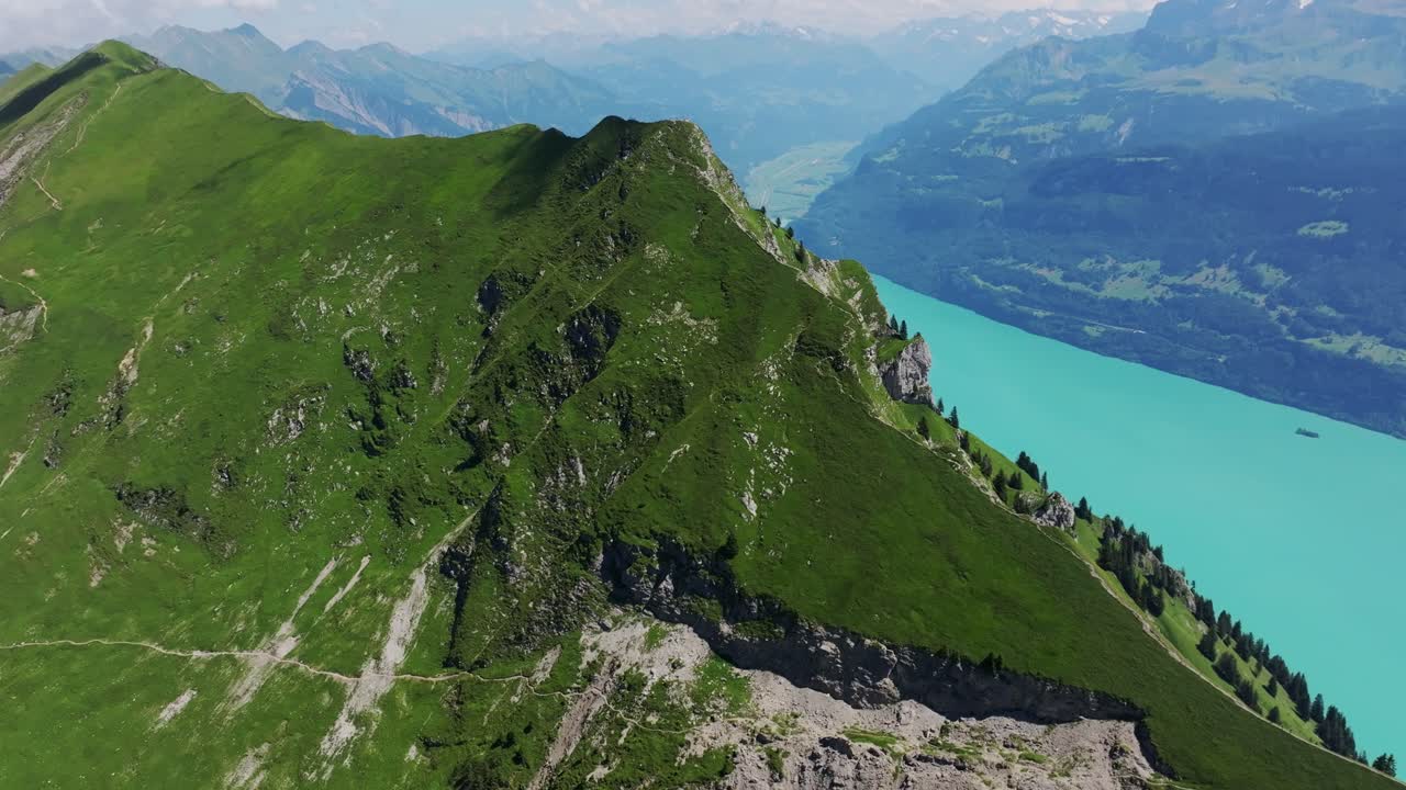 Hardergrat Trail, one of the most challenging and scenic ridge hikes Switzerland