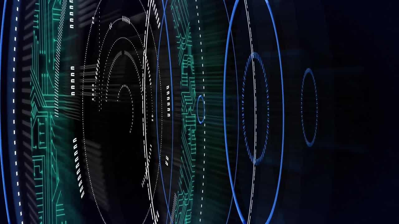 Animation of scopes scanning and processor circuit board