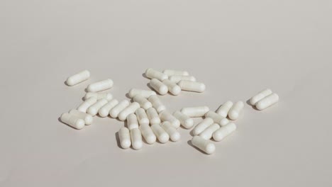 white capsules