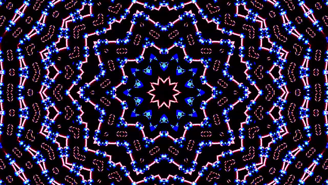 movimiento de onda de línea, colorido, sobre un fondo negro