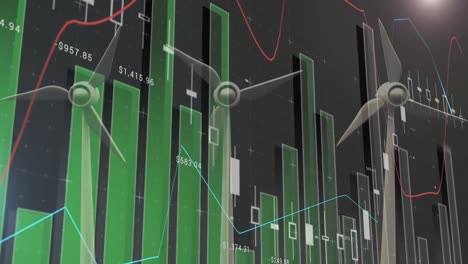 Animation-Der-Datenverarbeitung-über-Windkraftanlagen