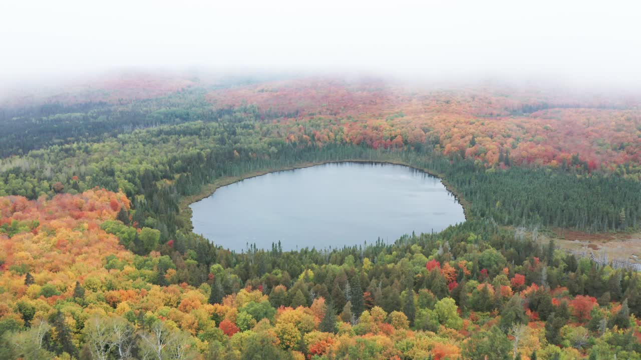 luftflyvning mod laker oberg i minnesota i efterårssæsonen