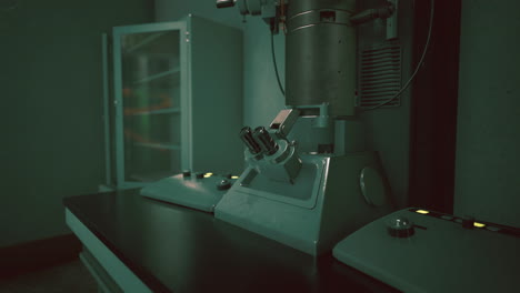 empty old vintage research laboratory