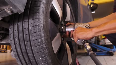 car wheel replacement or repair