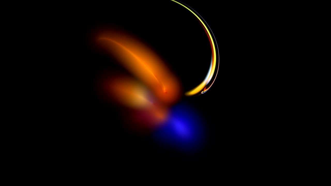 Colorful curves abstract loop motion background