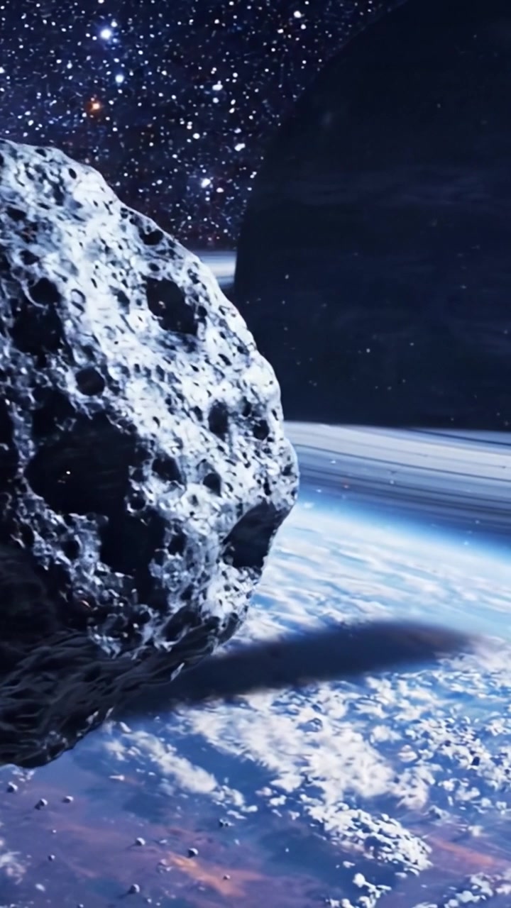Un incredibile viaggio cosmico che mostra la bellezza dello spazio: da un glorioso pianeta con anelli a un misterioso asteroide sospeso nella vasta distesa galattica