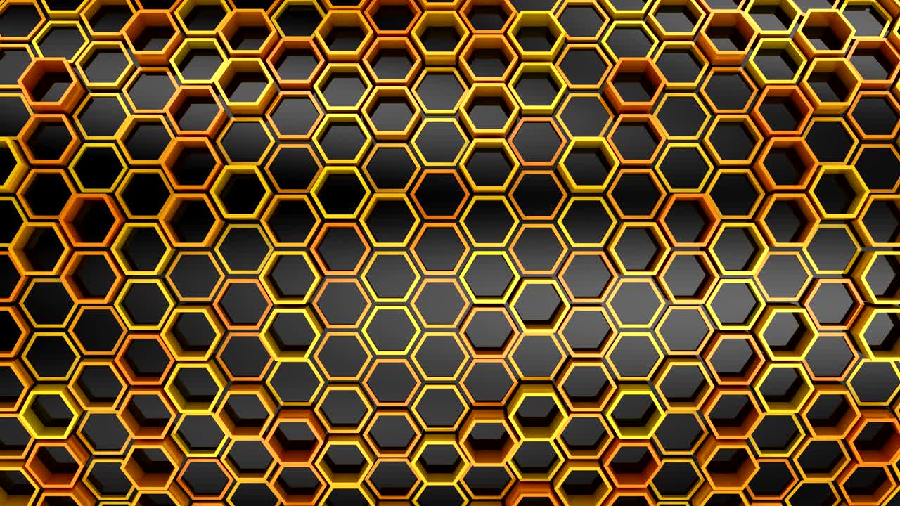 el fondo de los hexágonos