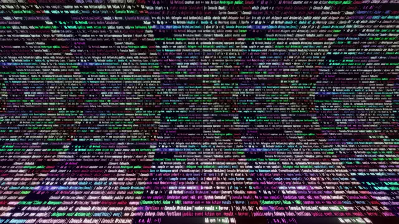 código abstracto visual