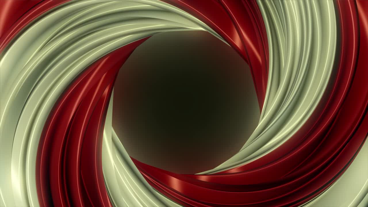 3d formas abstractas mínimas continuamente en bucle de una manera sin costuras. animación centrada con fondo. reflexiones sutiles y movimiento hipnótico