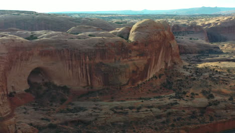 majestic grand canyon in america, aerial pan left shot