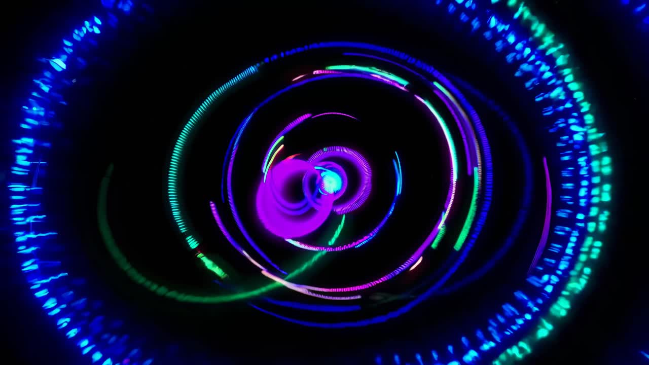 círculos brillantes abstractos