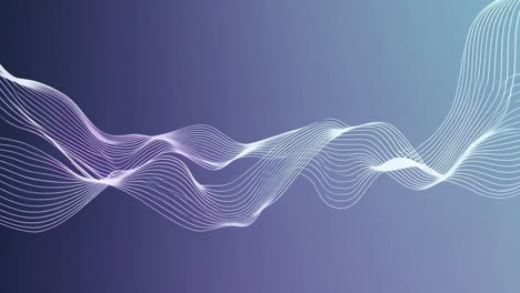 abstract wavy lines on gradient background