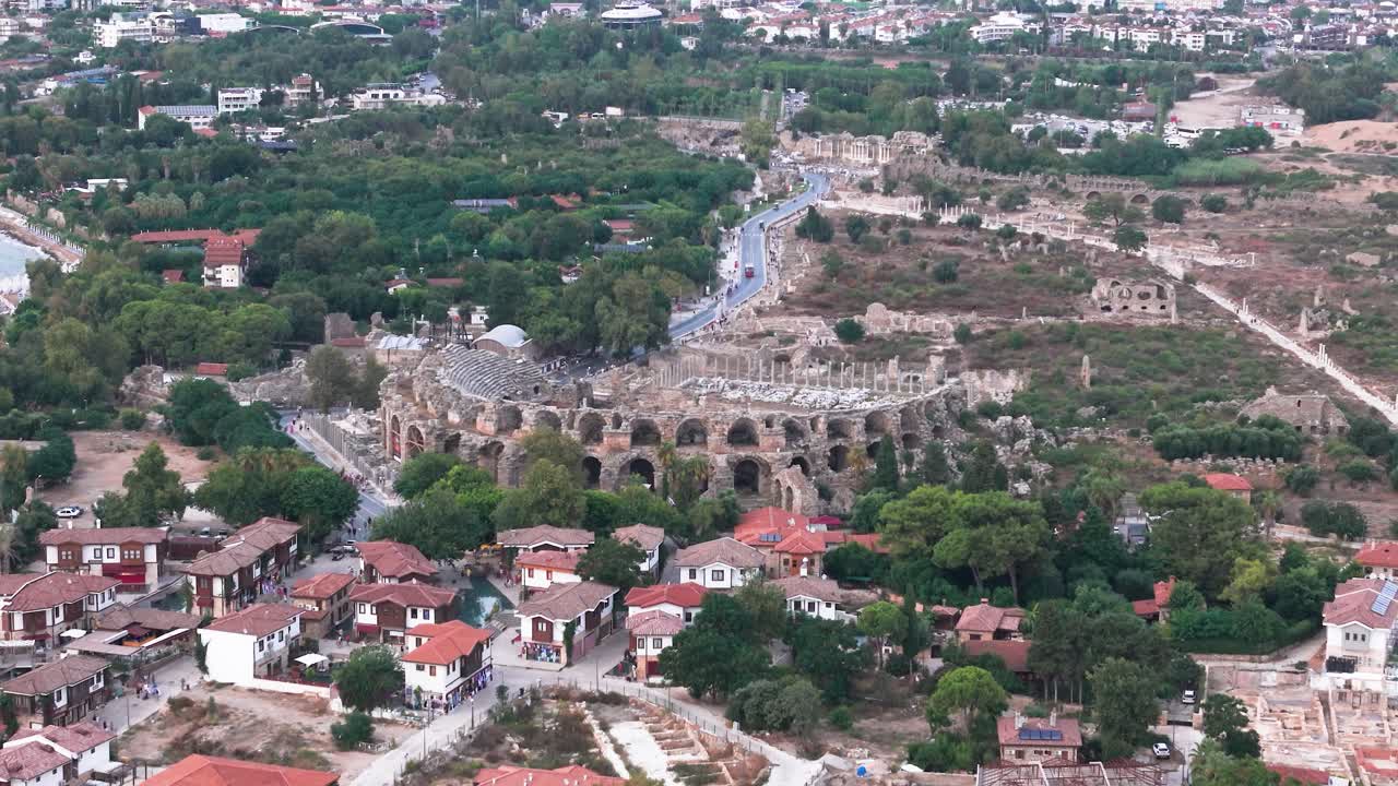 시데 의 고대 관광 명소, 터키, 공중