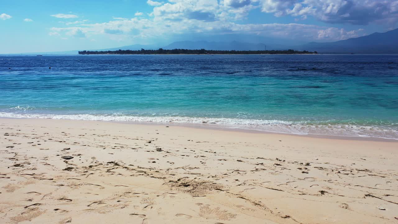 vacaciones de verano, fondo de playa de arena tropical