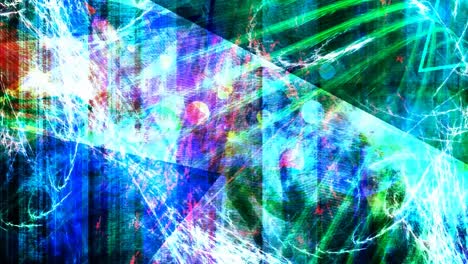 líneas azules oscuras y verdes y rayos de luz que se cruzan en la textura grungy - animación de fondo de movimiento de bucle sin costuras de 4k