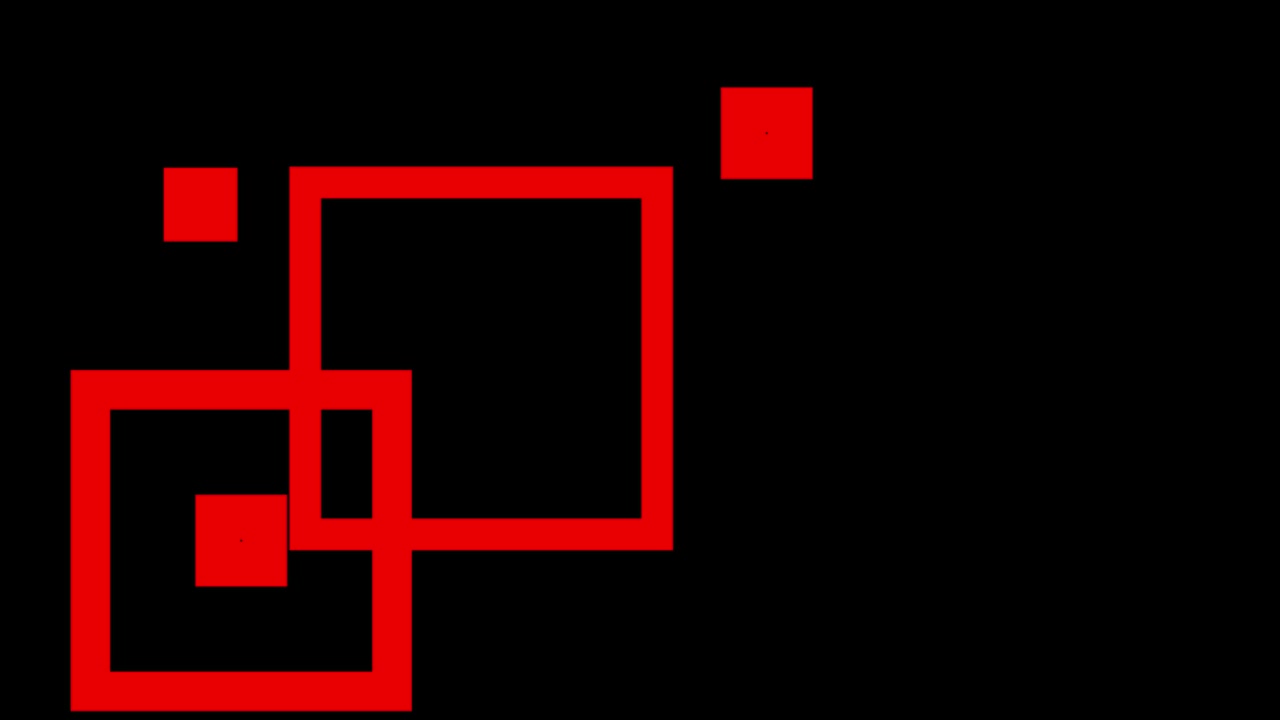 Shape animation square motion graphics