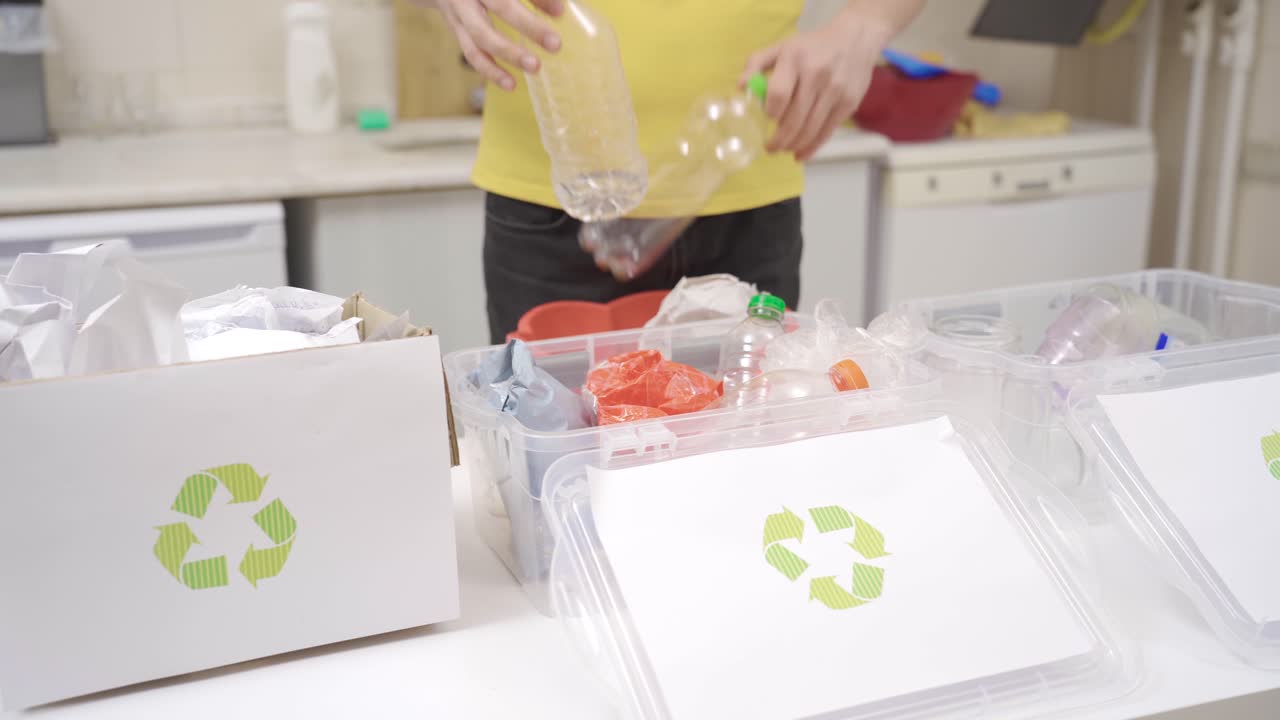 el reciclaje de residuos.