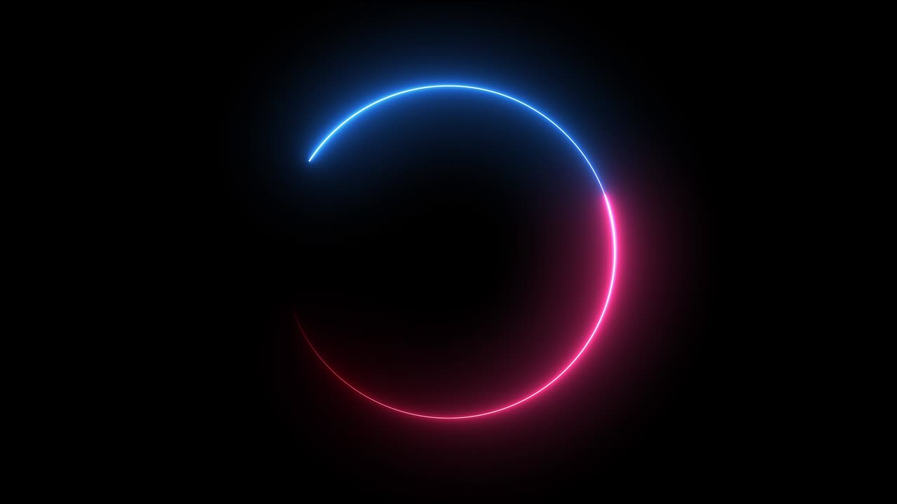 color de brillo de neón movimiento fondo de arte sin costuras pantalla de movimiento abstracto 4k