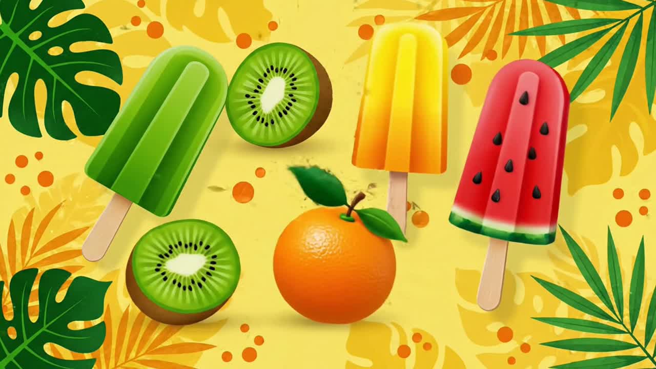 Sommermoro med forfriskende fruktis