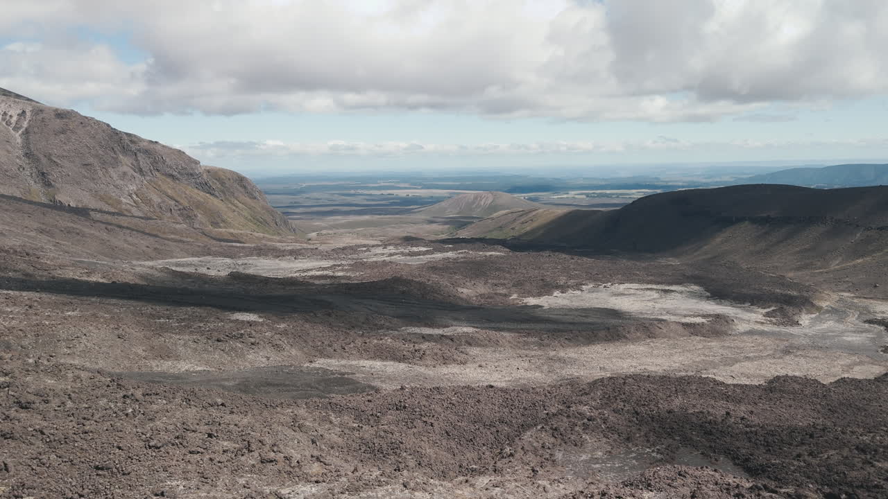 Volcanic Landscape in a Highland Region