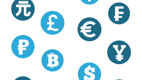 ebusiness crypto currency technology icons