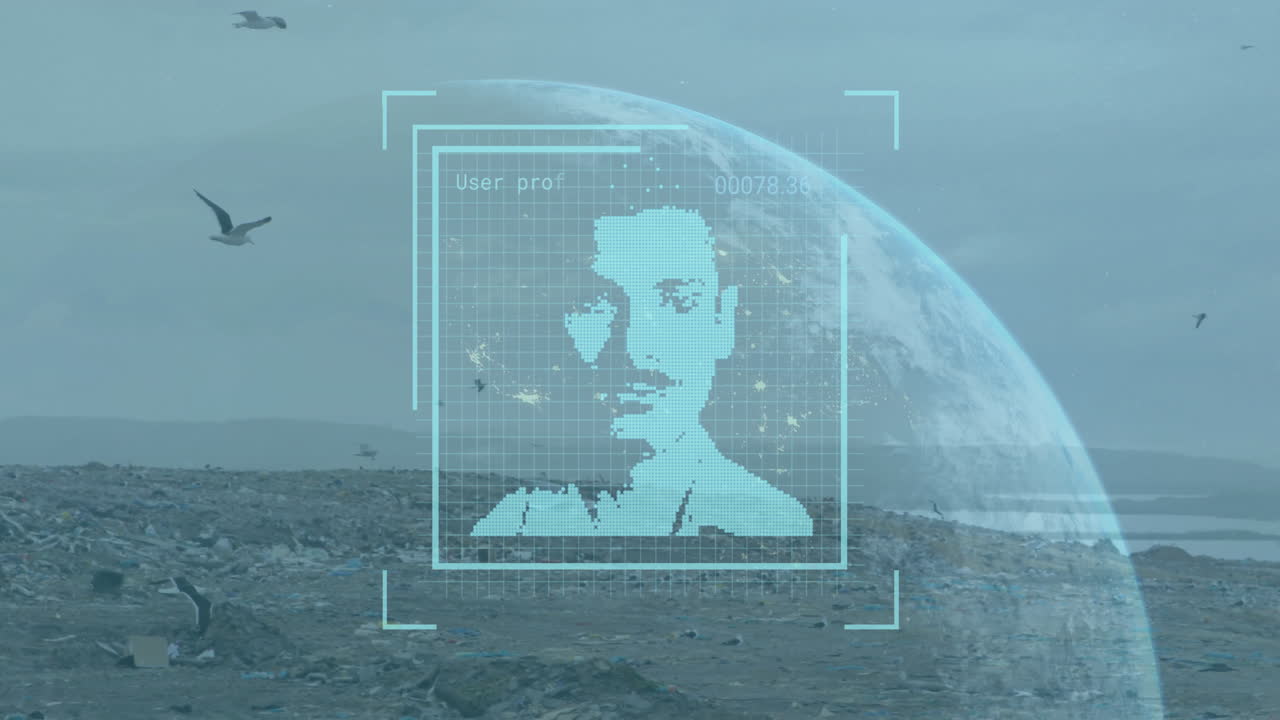 디지털 사진의 애니메이션, 지구와 황무지에 대한 데이터 처리