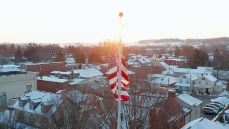 bandera de estados unidos, orgullosa de ser una américa