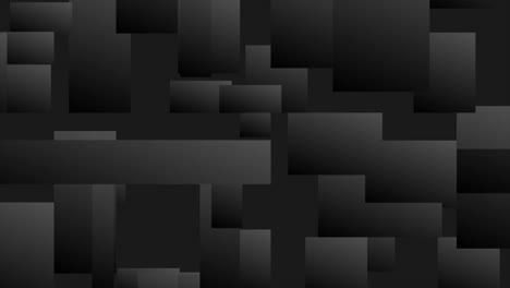 fondo de movimiento de mosaico geométrico de tecnología negra abstracta
