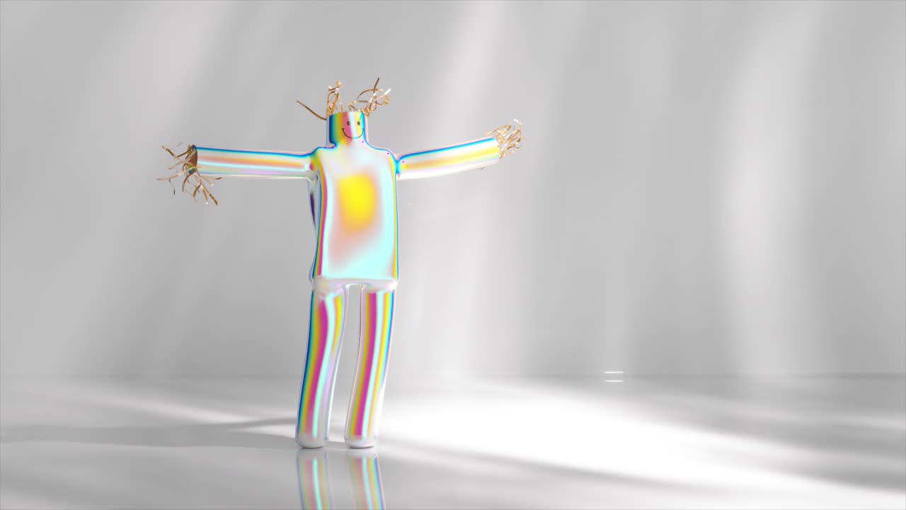 홀로그램 스케어크로우 3d 모델