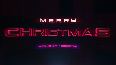 Merry-Christmas-on-computer-screen-with-glitch