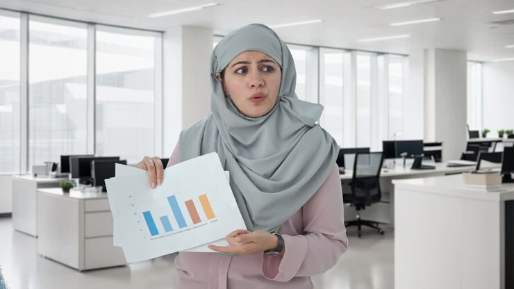 Angry Muslim manager shouting in meeting