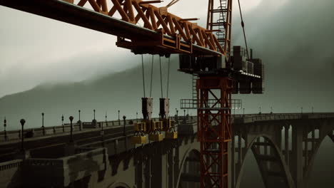 high way bridge under construction