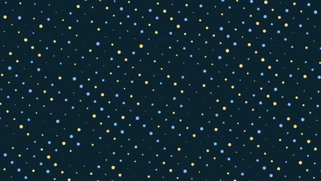 hipnotizante patrón de cuadrícula de puntos rojos sobre un fondo azul oscuro