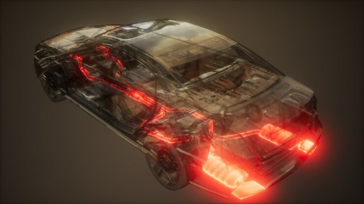 Exhaust System Visible in Car