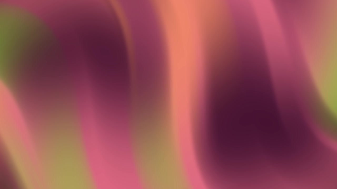 Abstract Flowing Gradient Background with Purple, Pink, Orange, and Green Hues
