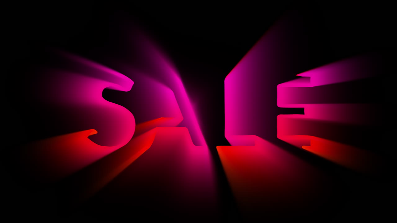 bucle sin interrupción reflector venta signo animación veinte segundos rojo blanco