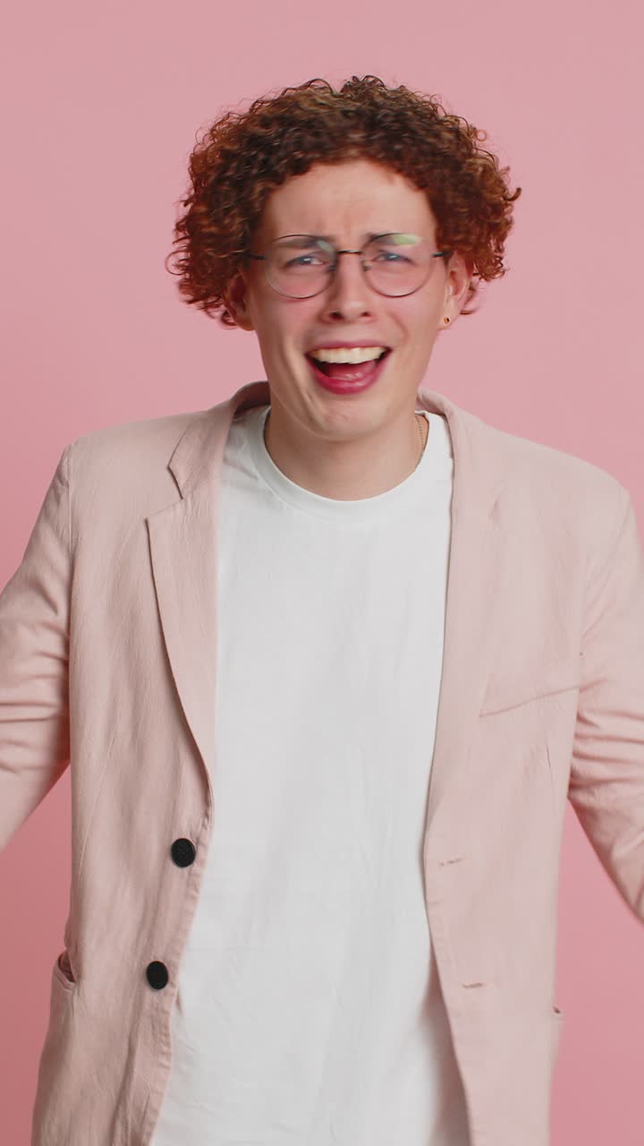 Angry man asking why what reason of failure irritation disbelief by troubles conflict quarrel