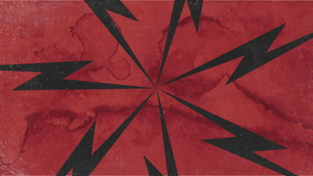 movimiento abstracto negro rayos grunge fondo rojo