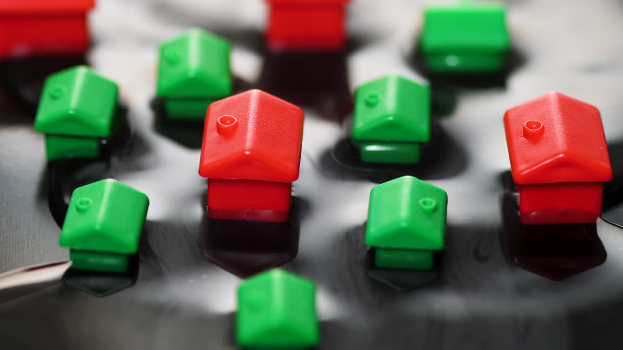 casas de juguetes inundadas