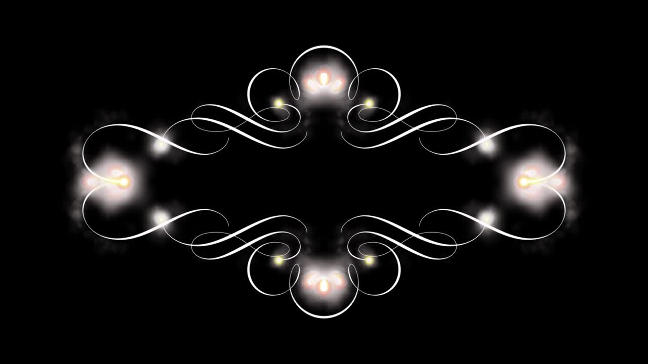 캘리그라픽 프레임 애니메이션