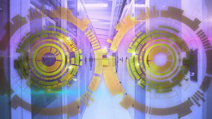 Animation of scopes with data processing over computer servers